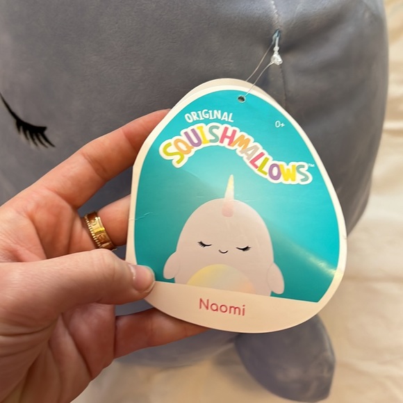 16” Squishmallows Naomi Narwhal Kelly Toy Soft Plush Stuffed Animal RETIRED 2021 - Picture 4 of 6